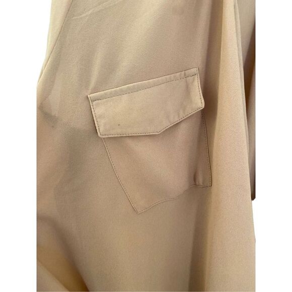 Tobi women’s open drape, front blouse, longsleeve Crossbody shirt, size small - Picture 4 of 5